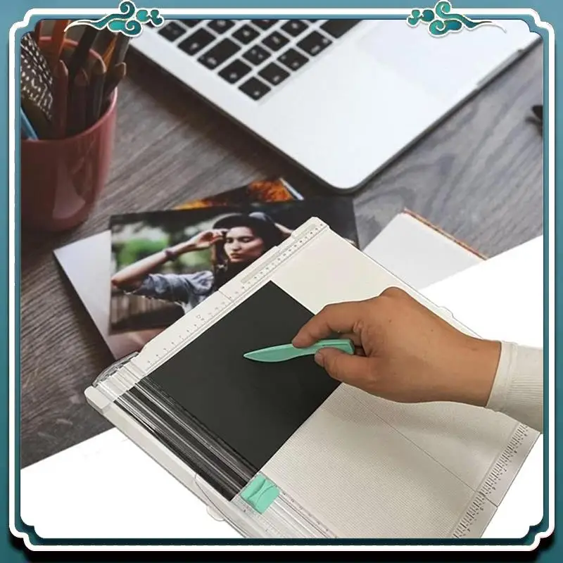 سهلة الاستخدام 12X12 بوصة قطع الورق الحرفية قابلة للطي التجعيد الة قطع الورق قابلة للطي وتسجيل لتغطية الكتب وصندوق الهدايا والصور #3