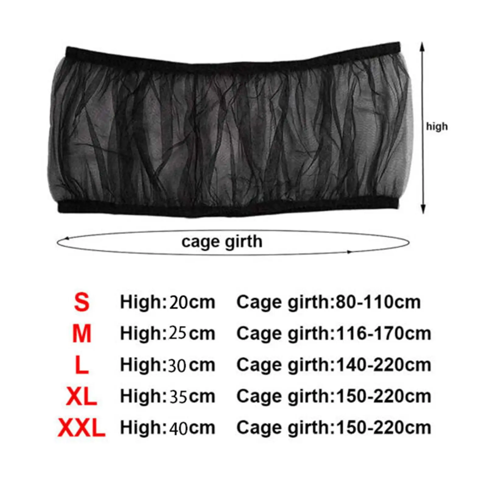 Universal Bird Cage Mesh Skirt Elastic Dust Protection Net Cover for Parrot Macaw Square Round Cage Accessories