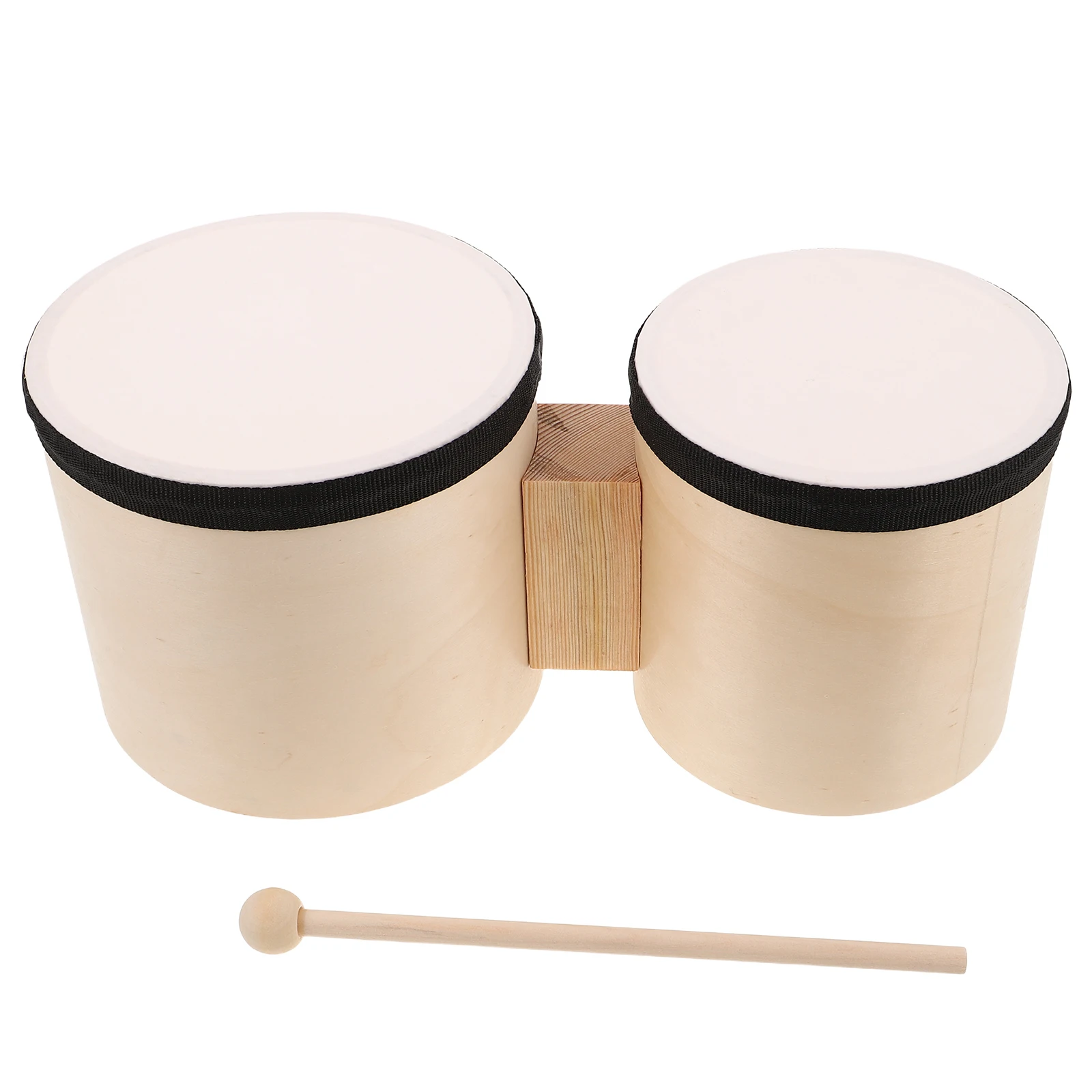 

1Sets Wooden Bongos Hand Drum 5 6 Inch Pure Wood Music Percussion Instrument Dance Party Supplies