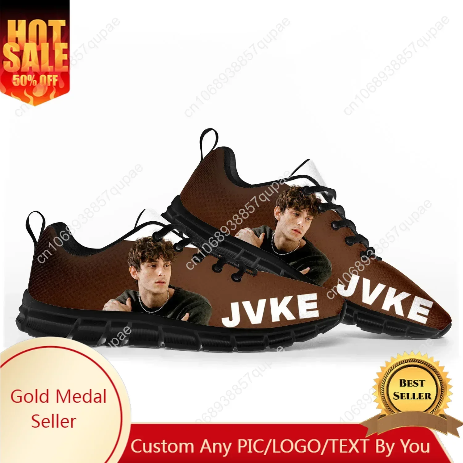 

JVKE Popular Singer Pop Music Sports Shoes Mens Womens Sneakers Casual Custom High Quality Couple Shoes