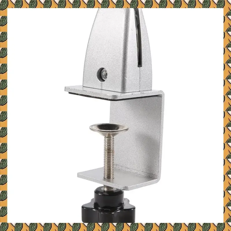 A77I 3Pcs Sneeze Guard Clamp Bracket Desk Partition Clamp For 1/8Inch To 1Inch Thick Acrylic Panels Adjustable C Shape Clamp