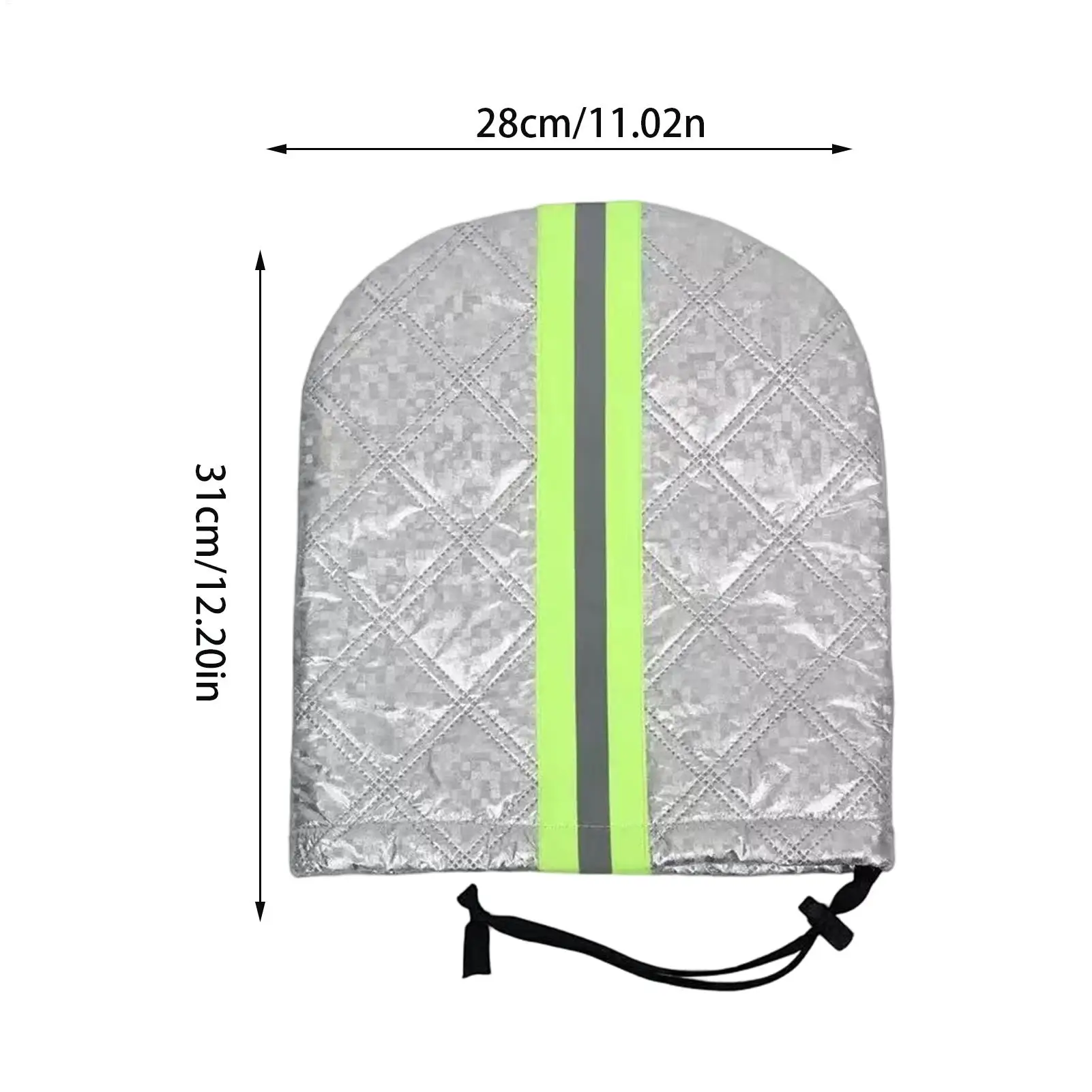 Side Mirror Snow Cover Universal Waterproof Dustproof Mirror Covers For Cars, Outdoor Winter Frost Snow Sun Rain Storm Freeze