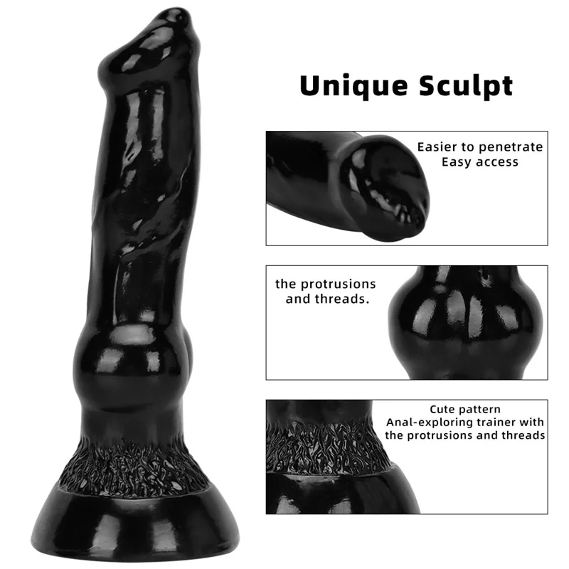 Giant Animal Dildo Sex Toy for Men Women Anal Plug Realistic Penis Dog Dildos Female Masturbator G-Spot Stimualto Adult Supplies