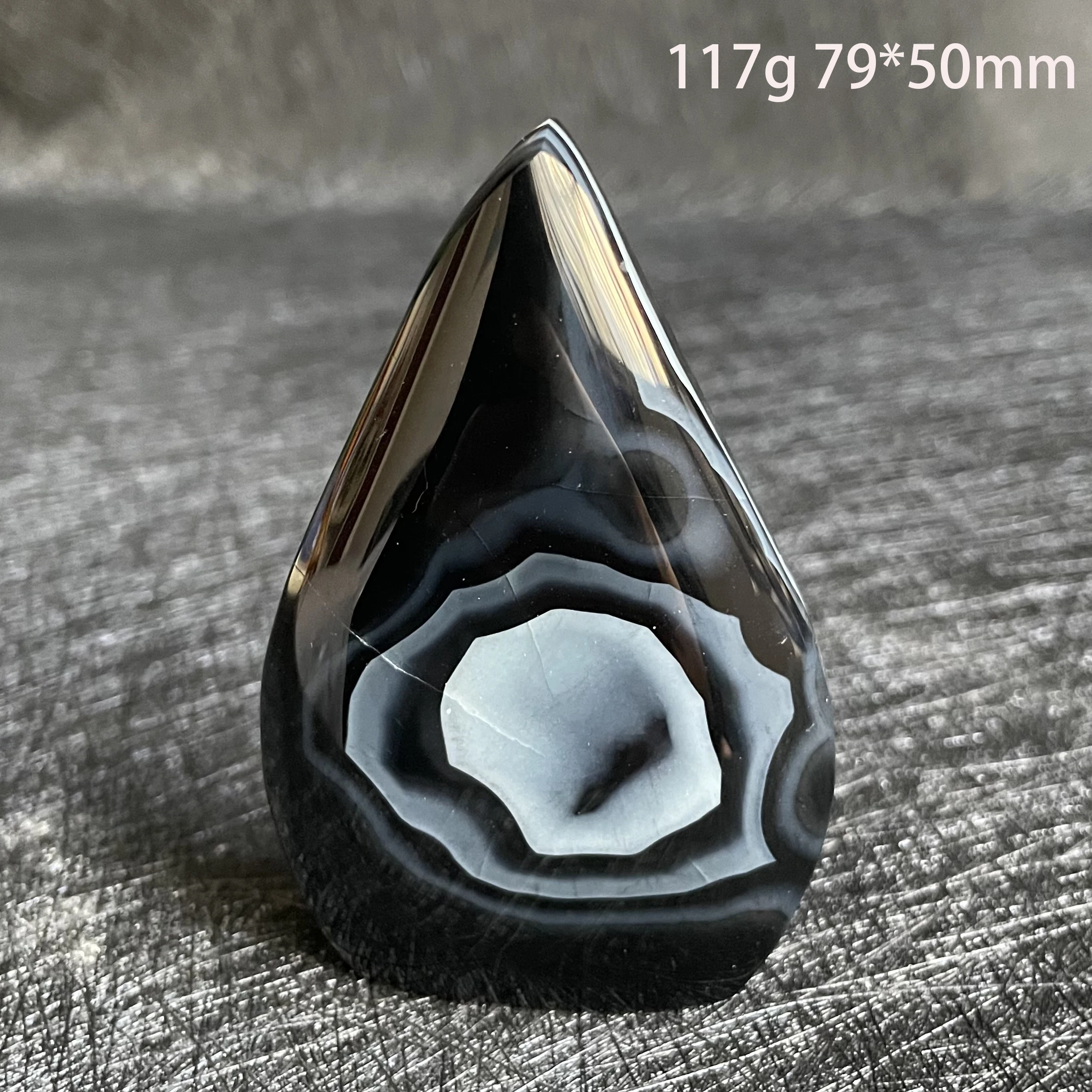 Natural Stone Black Onyx Stripes Free Form Torch Agate Geode Tower Polished Crystal Reiki Healing Gift Room Decor Quartz Obelisk