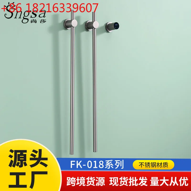 

Электрическая вешалка для полотенец с постоянной температурой, углеродное волокно, полностью подогрев, скрытый цифровой дисплей, интеллектуальная сушка, бытовая техника