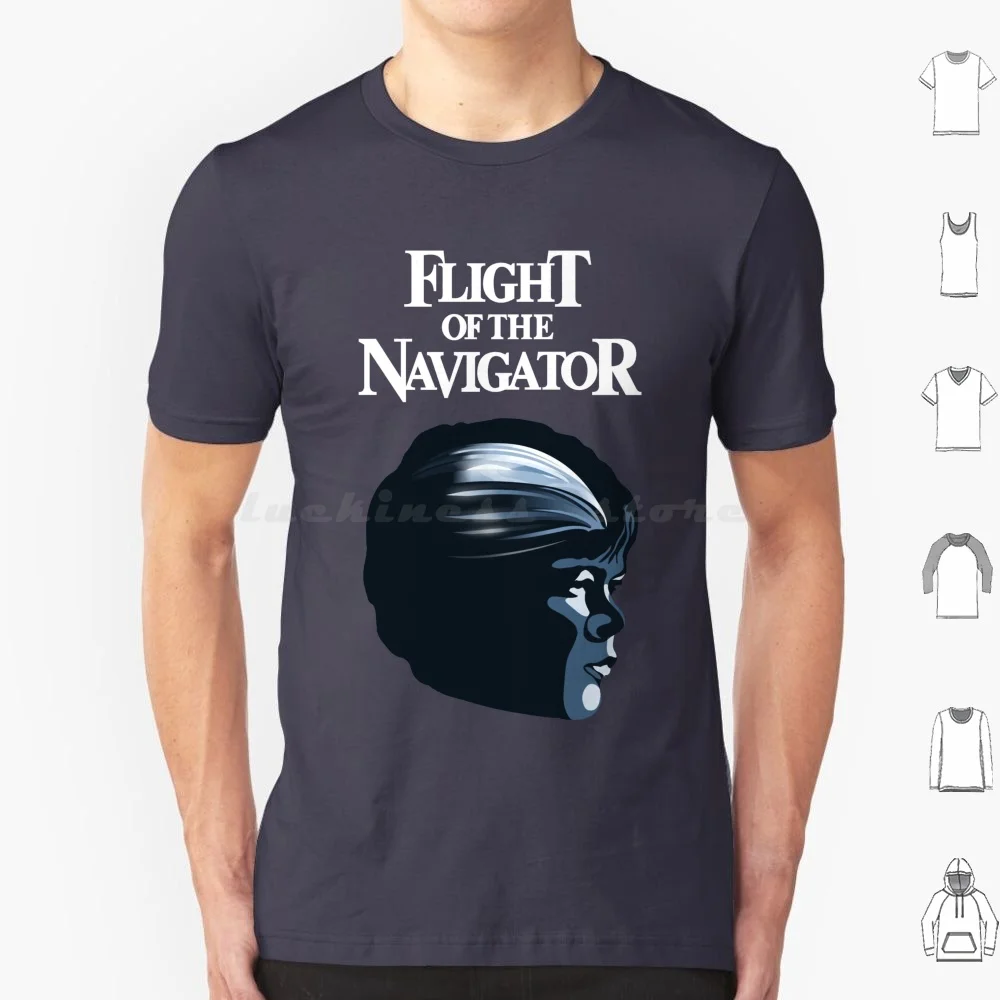 Flight Of The Navigator T Shirt 6xl Cotton Cool Tee Flight Of The Navigator Ufo Area 51 Lazar Vader Skywalker Empire Rebels 80s