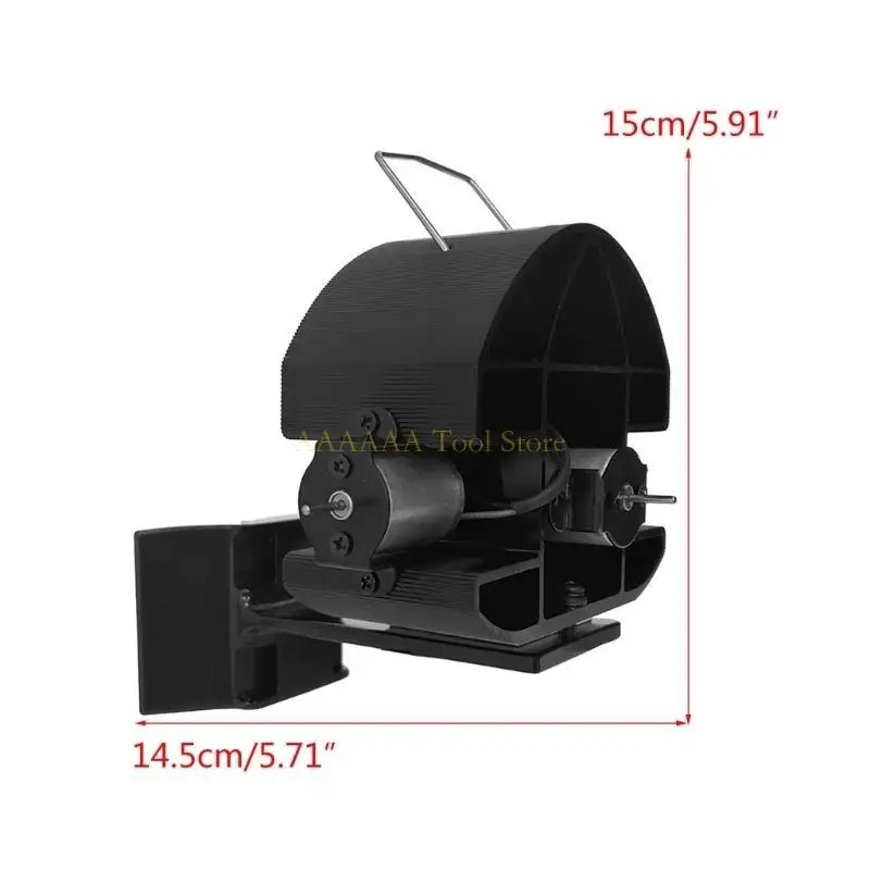A2BE DY4206 Fireplace Fan 3 Motors 18Blades Stove Fans Aluminum Alloy Heat Powered Chimney Fan Oven Chimney Fan Quiet