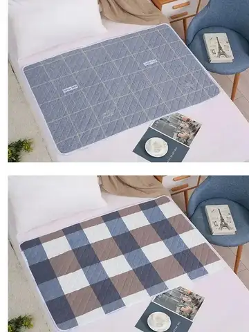 Washable Mattress Urine Mat for Baby Toddlers Cute Cartoon Bed Protector Diaper Bedding Urine Pads Cloth Breathable