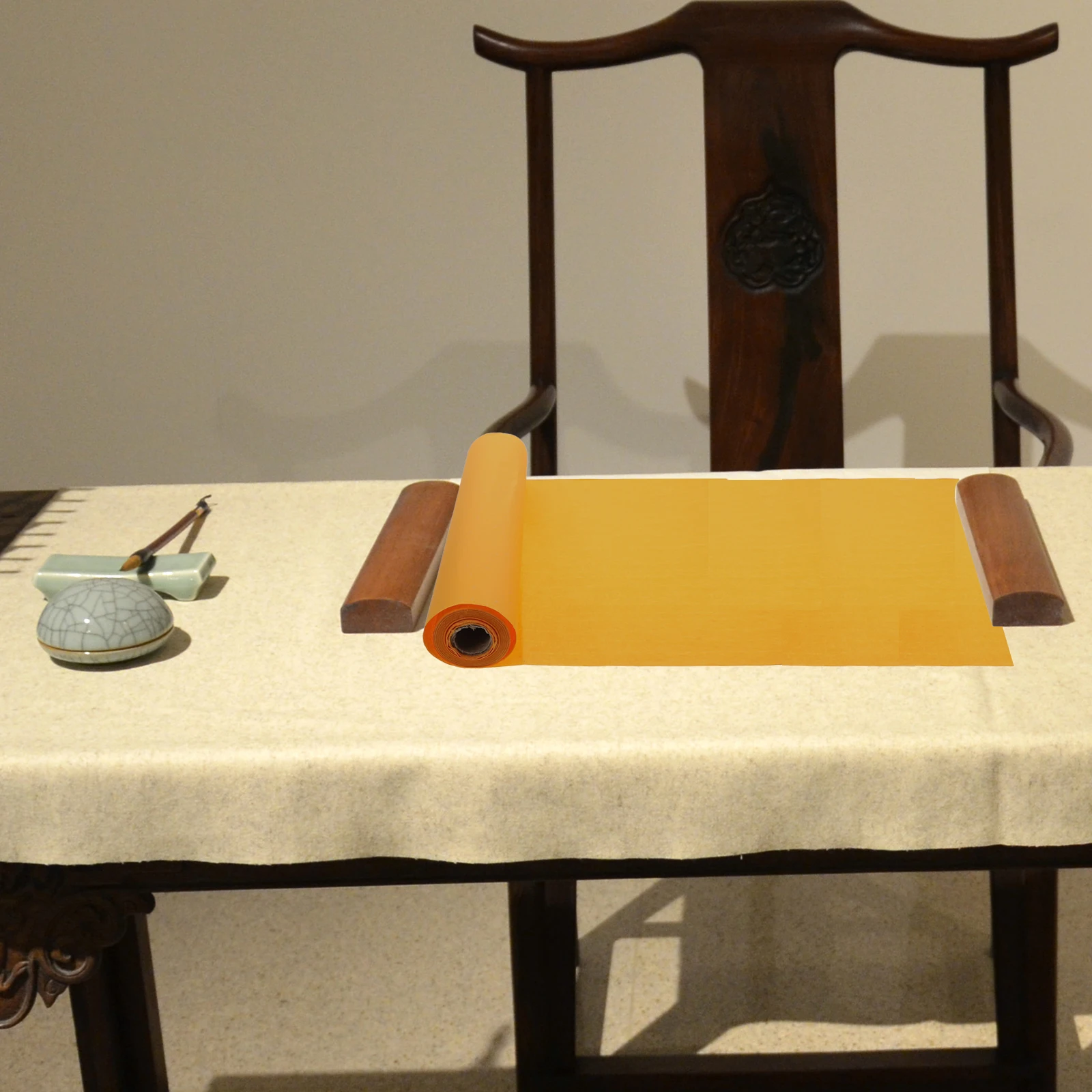 1 لفة قسط شوان ورقة 33 سنتيمتر x 10 متر لكتابة اللوحة الخط ممارسة الرسم التقليدي الصينية الفن ورق الأرز سومي