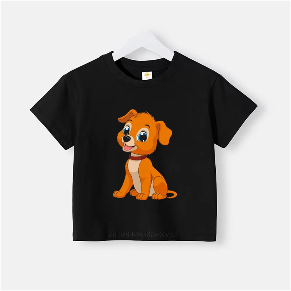 Kids casual round neck short sleeve Boys girls Kids cartoon printed cotton short sleeve toddler summer breathable top T-shirt