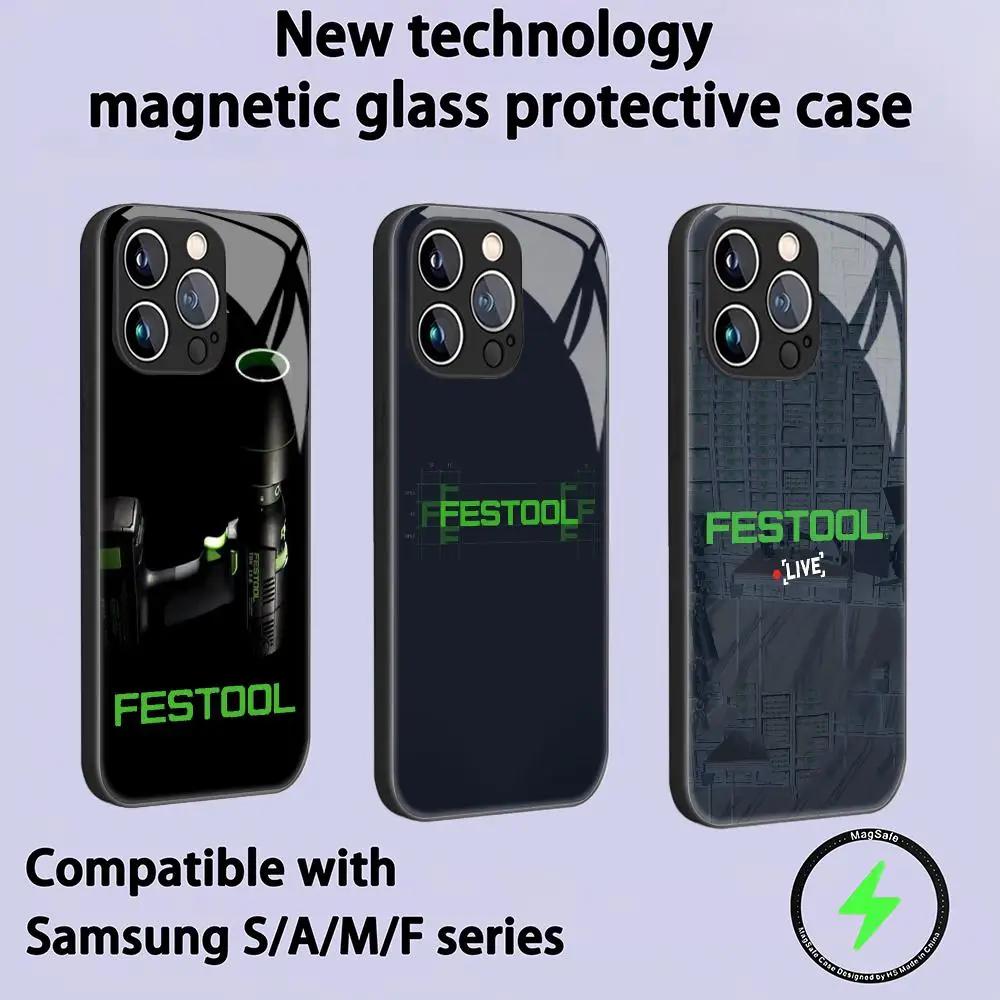 festool Phone Case For iPhone 18 17 16 15 14 13 12 11 Plus Mini Pro Max Glass Magnetic Case