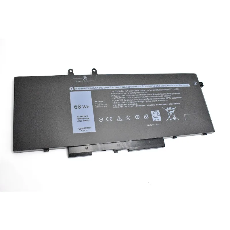 4GVMP 7.6 فولت 8000 مللي أمبير لبطارية الكمبيوتر المحمول Dell Latitude 5400 5500 الدقيقة 3540 بطارية بديلة للكمبيوتر المحمول #5
