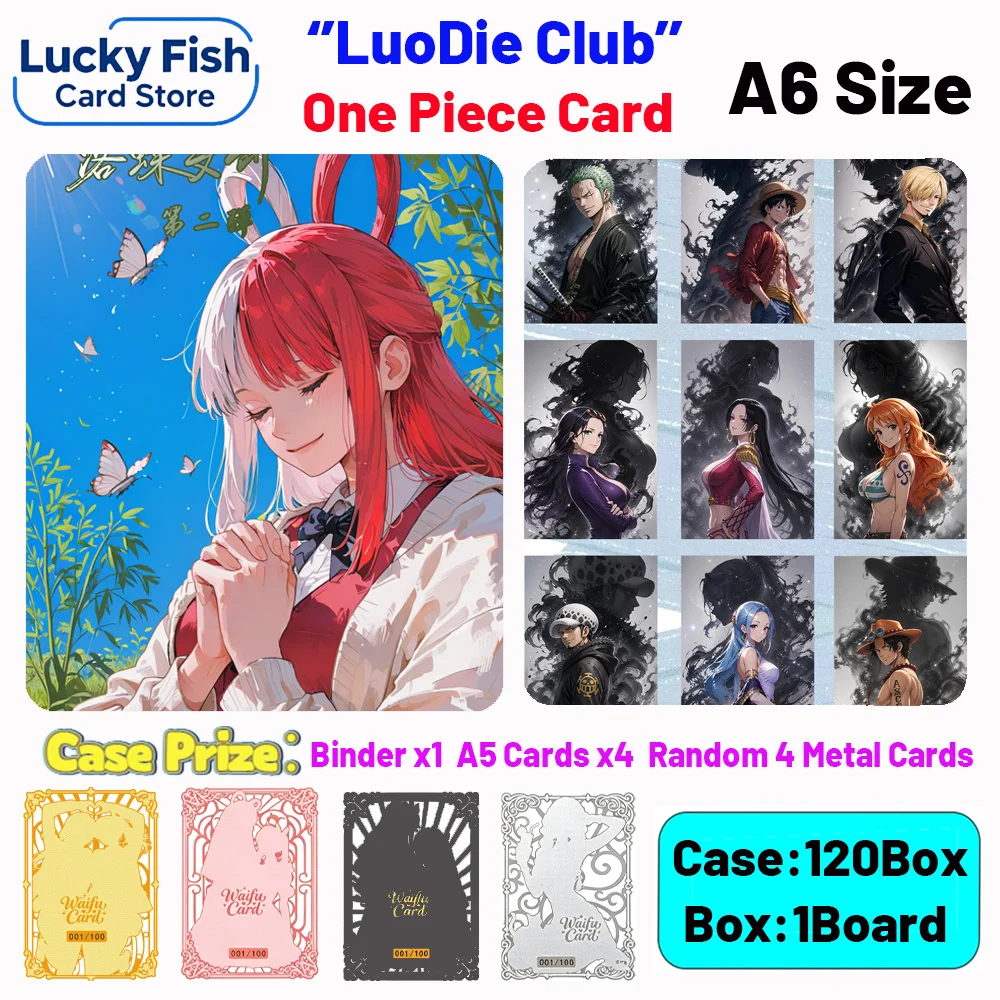 

Wholesale 2026 New LuoDie Creative Studio One Piece Cards 120 Pieces A6 Size Boards Children's Toys Birthday Gifts