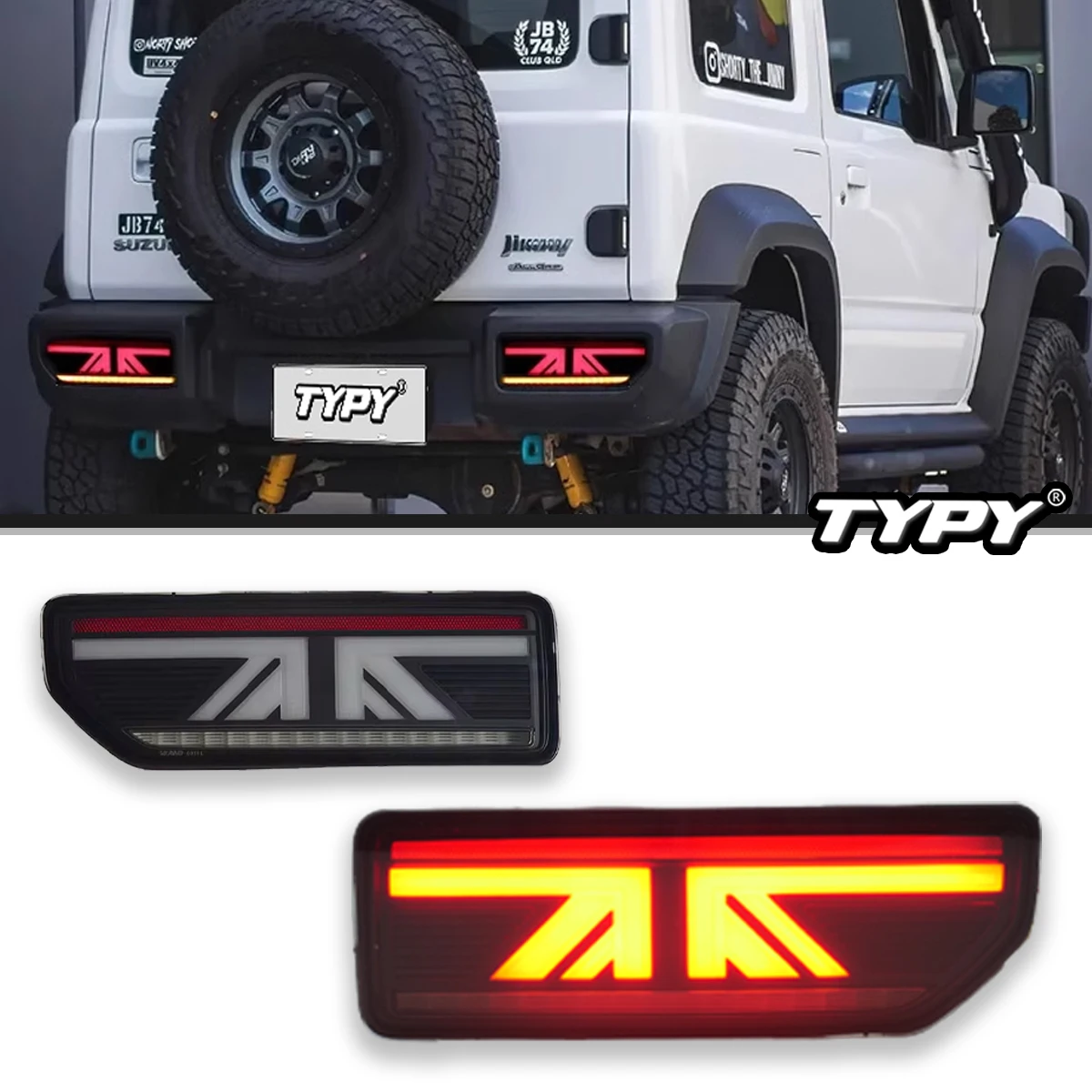 TYPY Car Lights For Suzuki Jimny 2019-2023 Taillight LED Projetor Tail Lamp Daytime Running Light Automotive Accessories