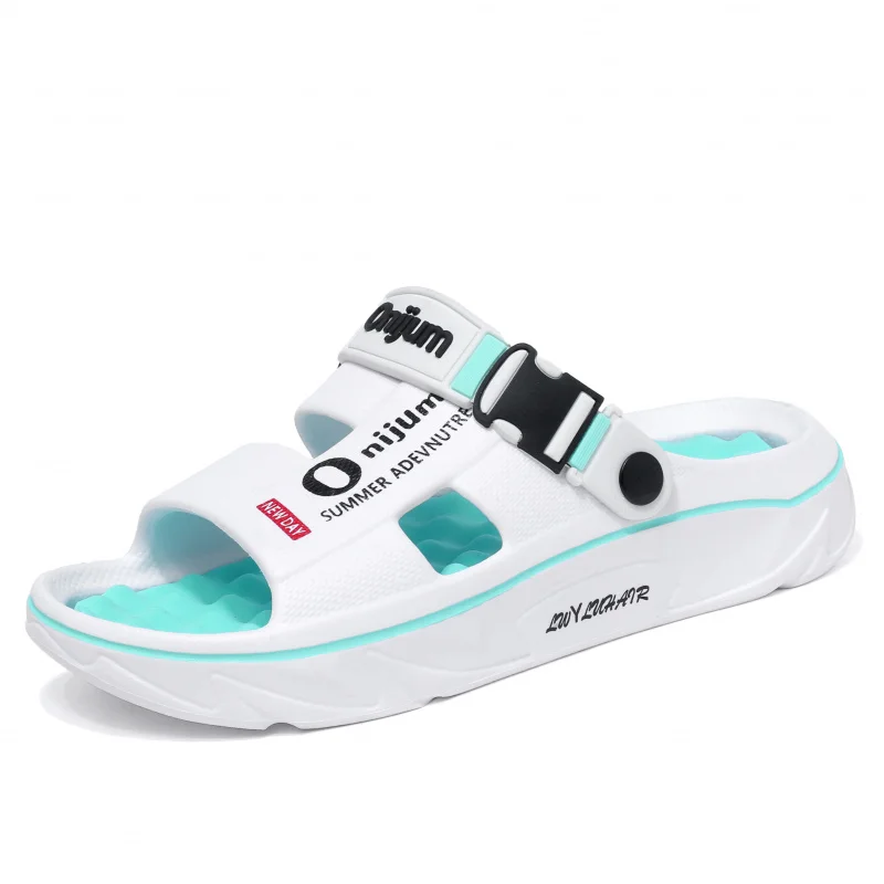 

Men's and Women's Sandals Slippers Fashion Curve Design Lightweight Eva Slippers Soft Rebound Home Outdoor Beach Slides