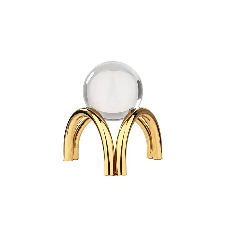 

Creative modern decorative art belongs to crystal ball three-pronged aesthetics living room decoration