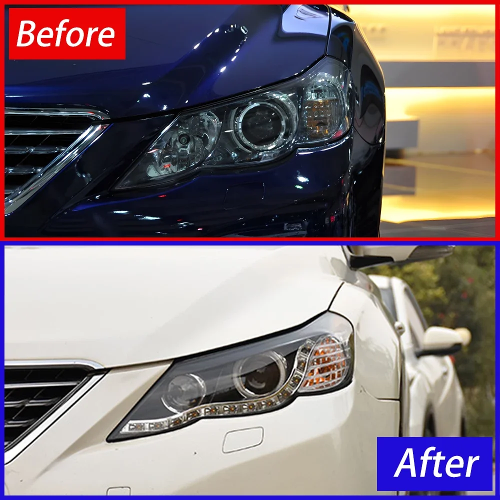 Car Front lamps For Toyota REIZ MARK X 2010-2012 All New Upgrade LED Demon eye Style Two Projector Lens  Hot Sale  Accessories