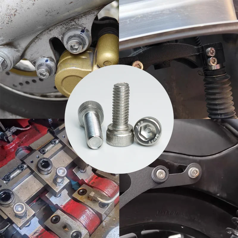 100/lote M2 M3 M4 M5 M6 304 perno hexagonal de acero inoxidable tapa con cabeza Allen tornillo antioxidante duradero para coche de juegos de ordenador