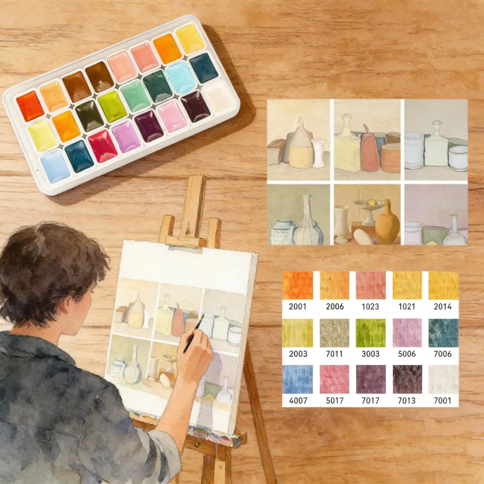 Artist Watercolor Paint 24/96/216 Colors Art Set Professional Drawing Pigment Art Supplies Nail Art