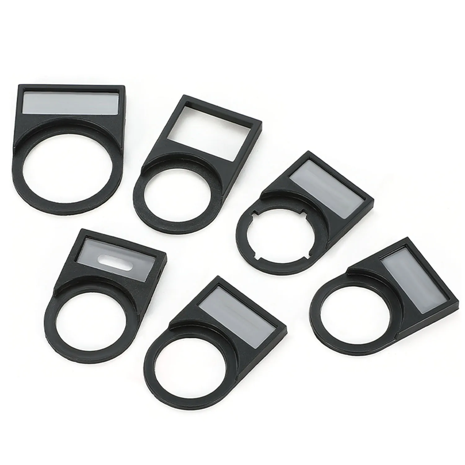 16mm 22mm 25mm Inserted Buckle Button Switch Signal Sign Board Label Box Push Button Mounting Panel Label Frame Identification