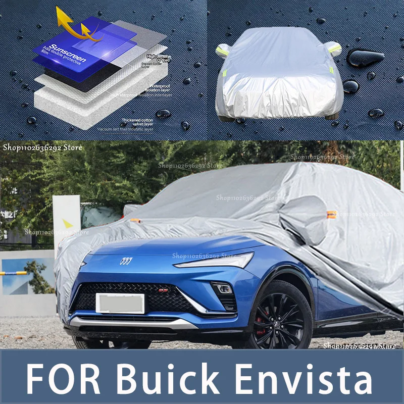 

For Buick Envista Outdoor Protection Full Car Covers Snow Cover Sunshade Waterproof Dustproof Exterior Car accessories