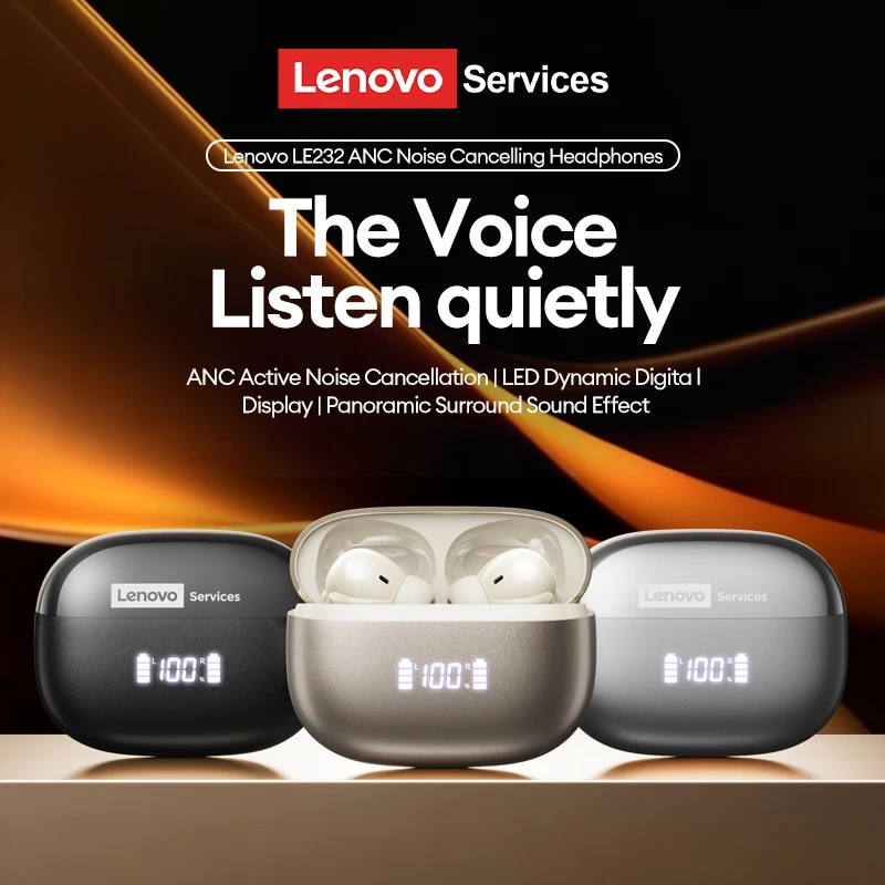 Lenovo LE232: Las Auriculares Inalámbricos con Cancelación de Ruido que Transforman tu Experiencia de Escucha
