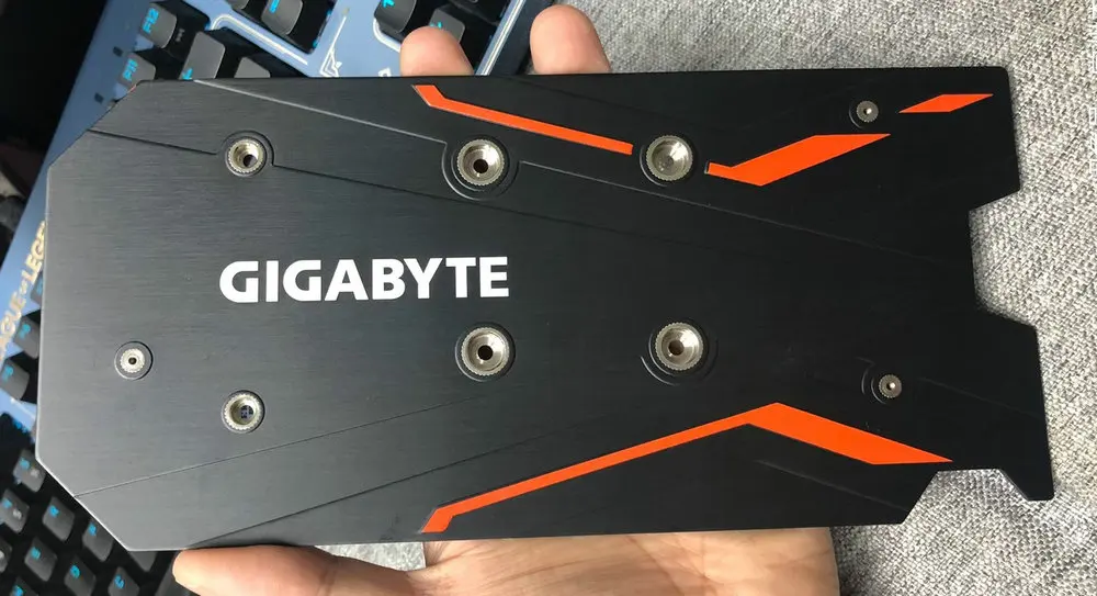 

New the Backplate for Gigabyte GTX1050ti G1 Graphics Video Card