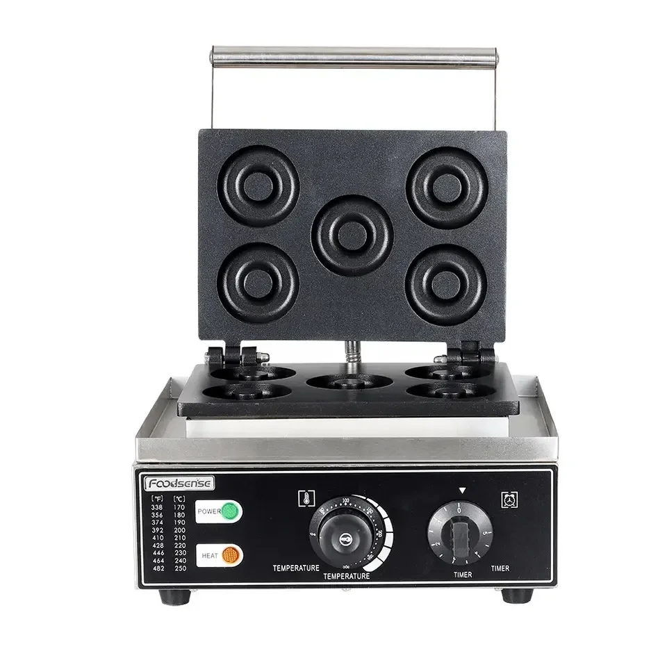 Automatic Commercial Electric Donuts Making To Non Stick Waffle Mini Doughnut Baker Donut Maker Machines For Snack Bar