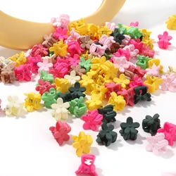 30Pcs Kawaii small Cute Hairclip Clamp Candy color mini Hair Claw Kids Hairpin Multi-Shape Clip Hair Kids Accessories