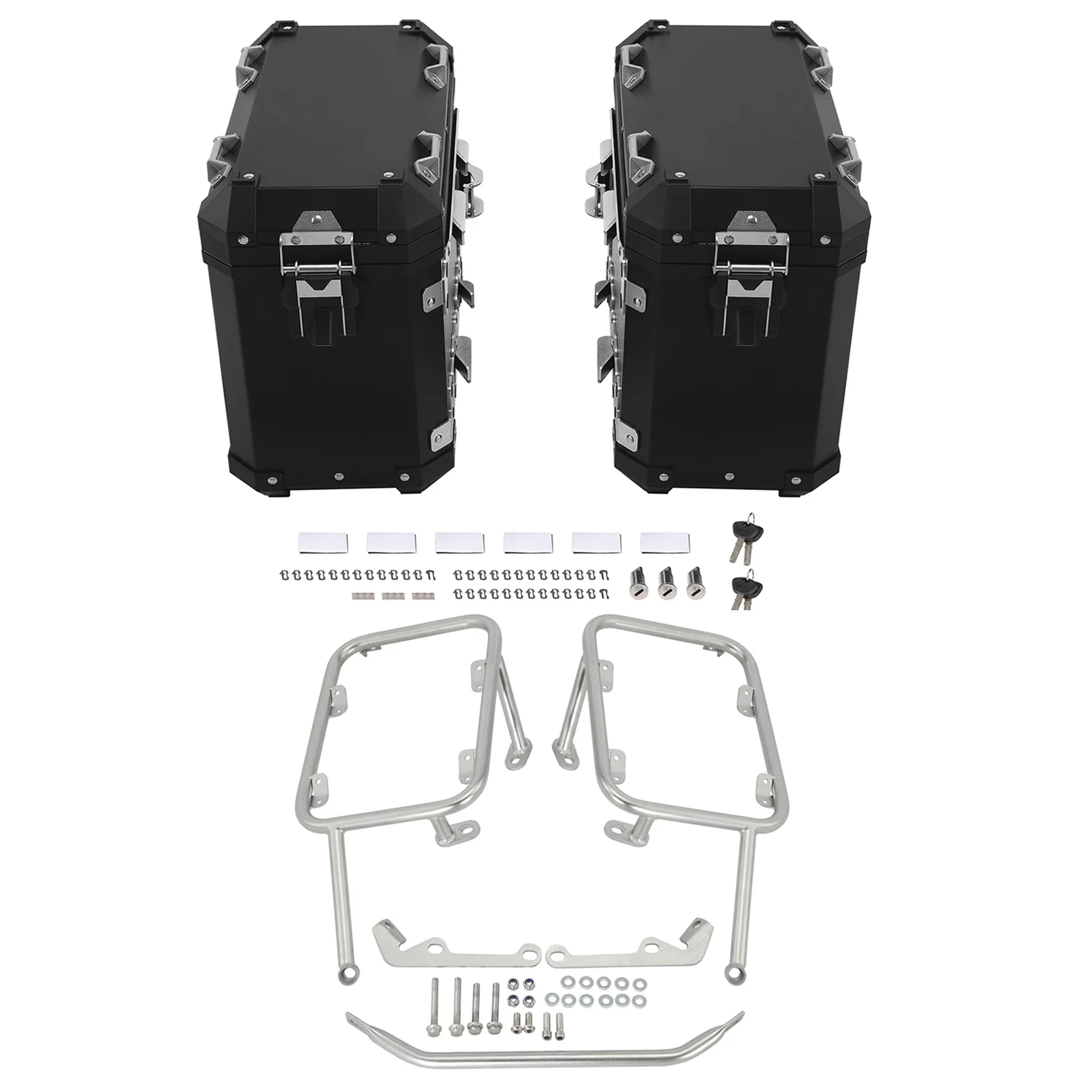 42L Saddlebags Panniers Side Case & Mounting Bracket Fit For BMW R1300GS 2023 2024 2025 Motorcycle Side Bags Luggage Carrier