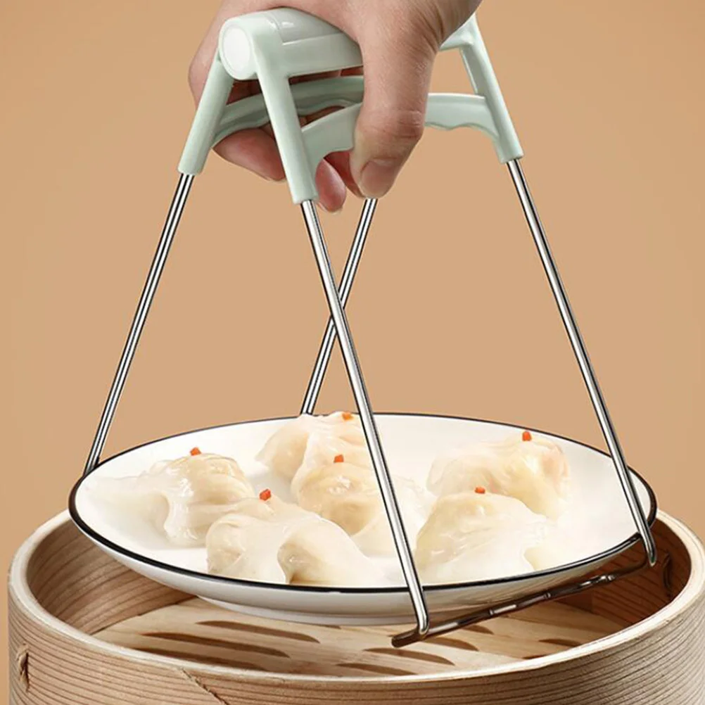 

Anti-scald Tray Clip Bowl Tongs Bowls Hot Plate Gripper Cooking Disc