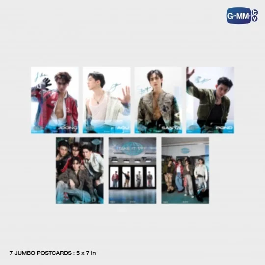 GMMミュージコン　ランダムトレカjasperサンタ　シークレット GMM Men's Group Jasper Thai Star Joong Aou Santa Pond Surrounding
