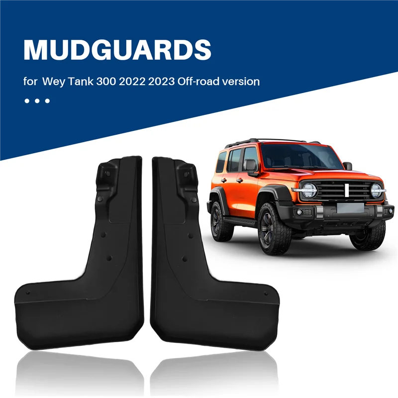 

Front Rear Mudguards Car Durable Fender Mud Flaps Splash Guards For GWM Haval Wey Tank 300 2022 2023 Off-Road Version