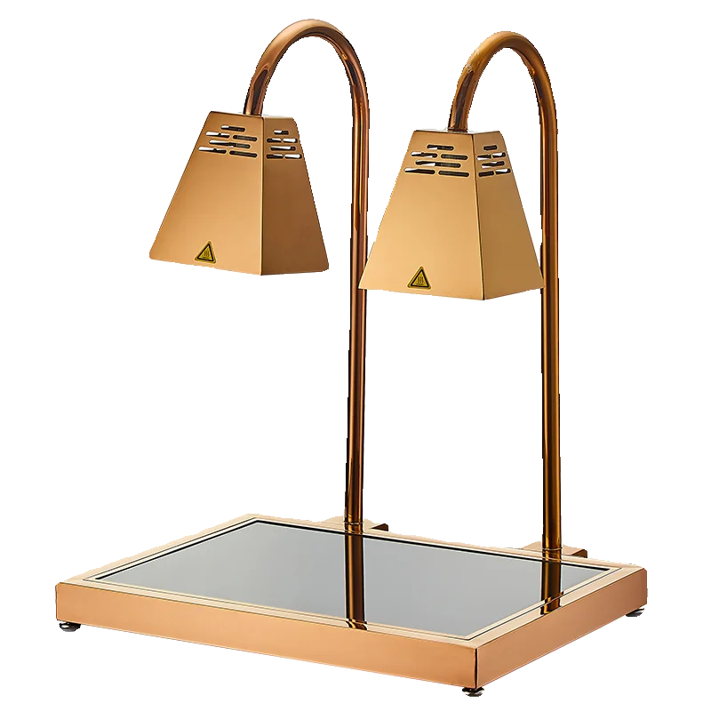 

Three-Head Buffet Food Warmer Commercial Warming Table Food Warmer Lamp Barbecue Heating Lamp Food Warming Station
