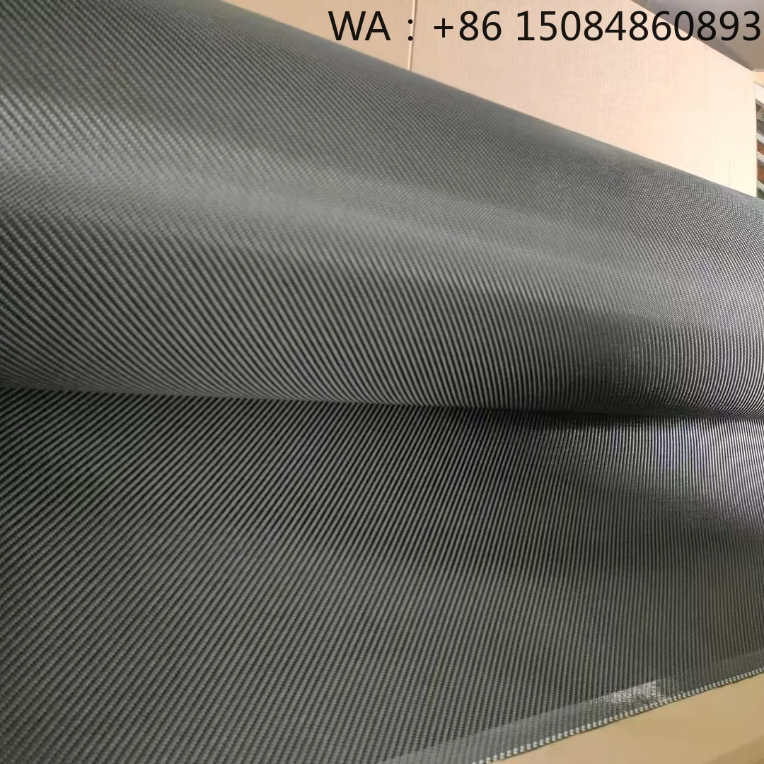 

Twill plain carbon kevlar fabric, colored wear resistant woven cloth for outdoor clothing and daily supplies