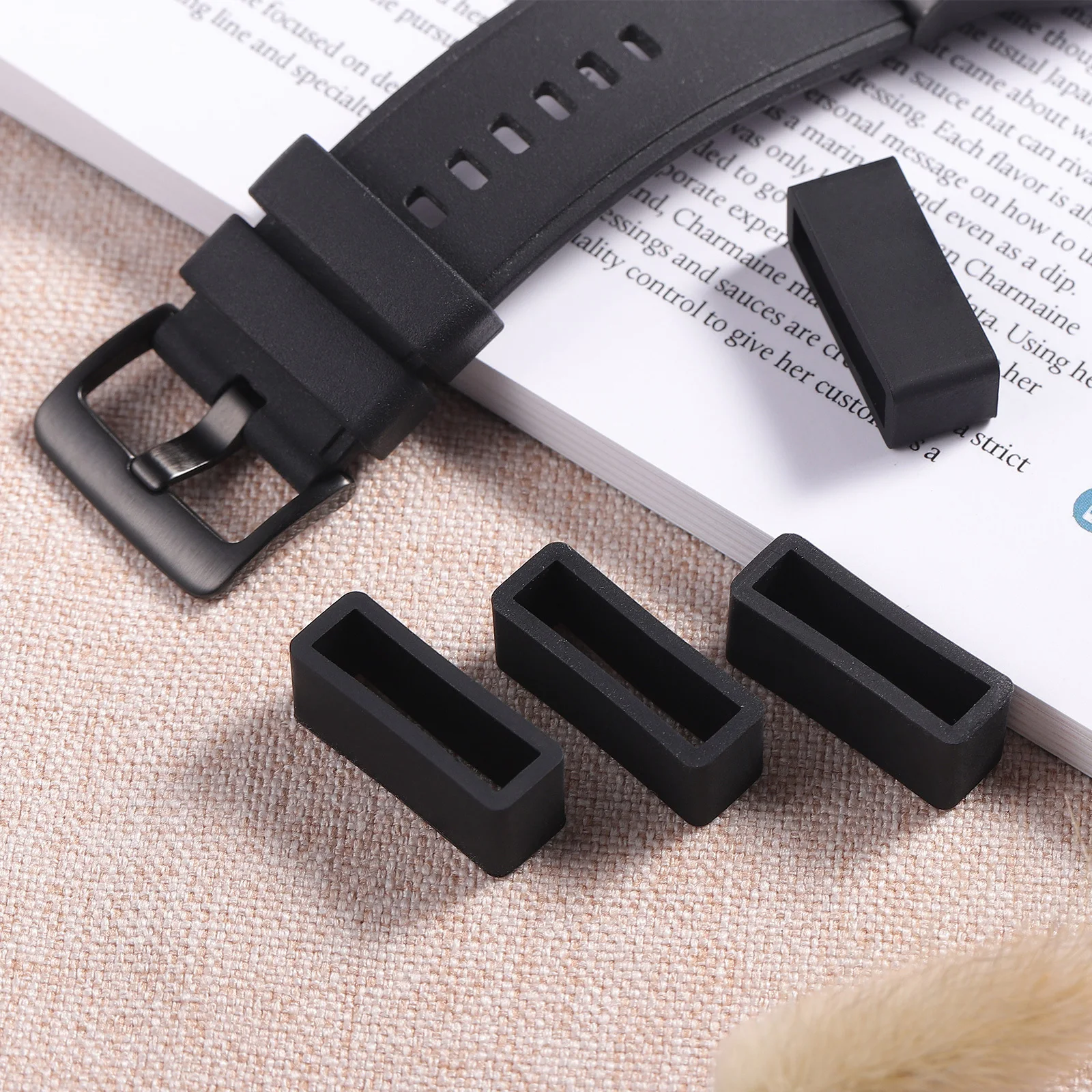 

10 шт., держатель ремешка для часов, внутренний диаметр 22 мм, петля премиум-класса, замена для старого ремешка для часов, аксессуар для хранения