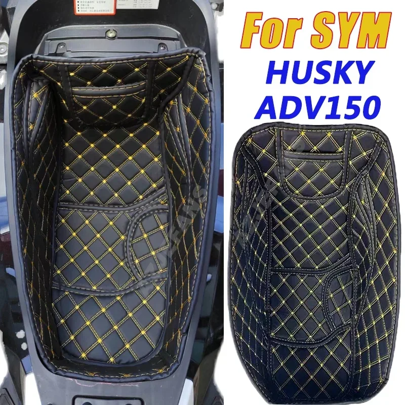 Motorcycle Storage Box for SYM HUSKY ADV150 ADV 150 Seat Bucket Lining Shock Cushion Anti-Noise Scratch Prevention Accessory