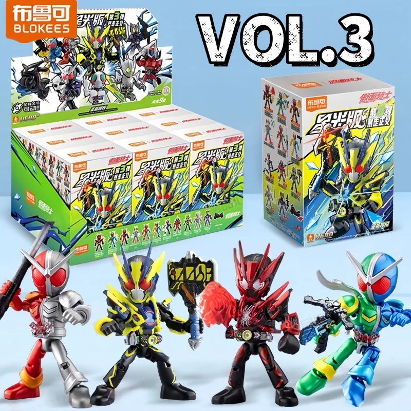 

BLOKEES Kamen Rider Starlight Edition V3 Blind Box Ace Partner Фигурки Блок Сборка игрушек Модели Подарок на день рождения для мальчика В наличии