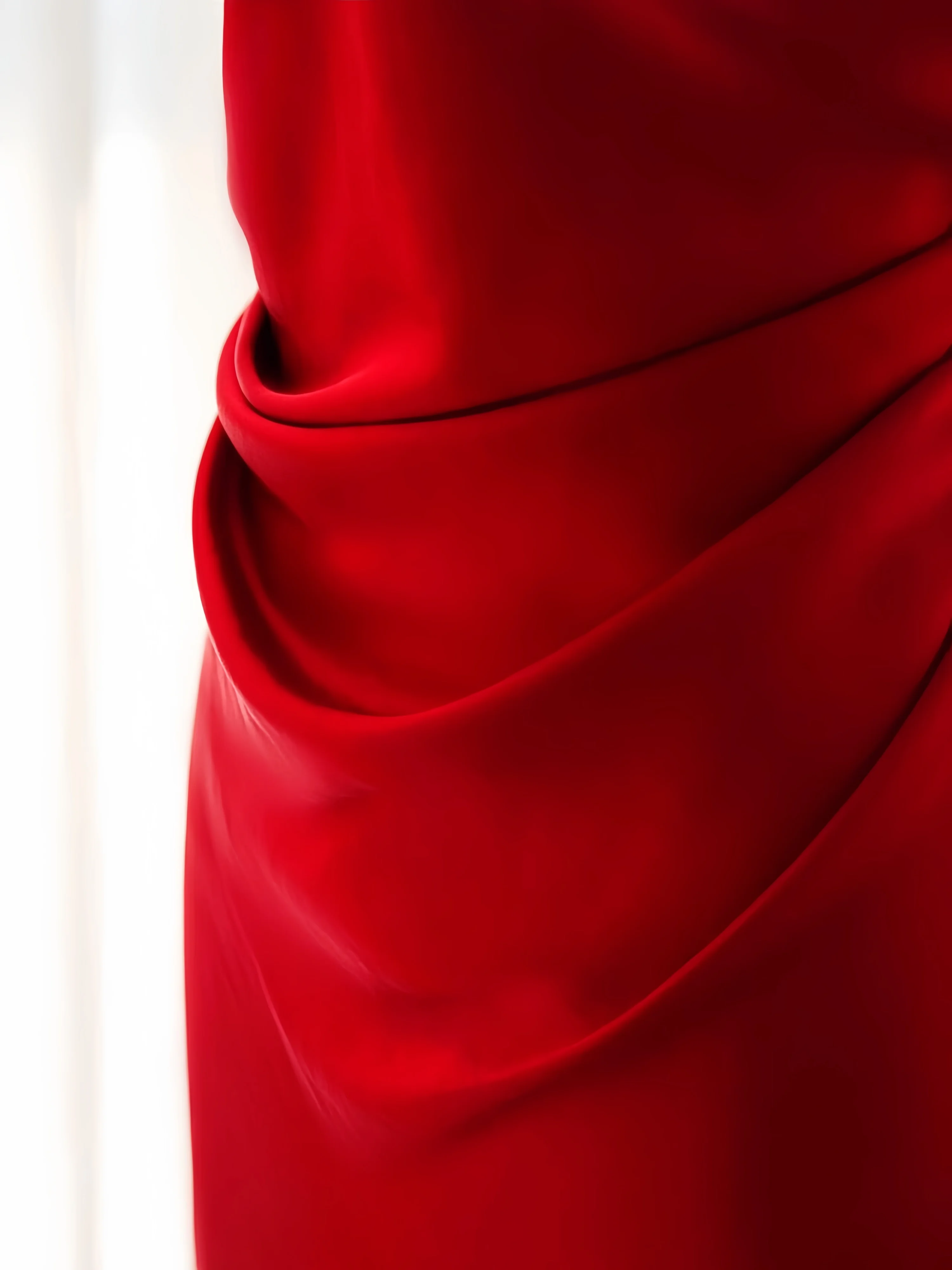 Elegant Red Prom Gown Satin Draped Pleated Sweetheart Strapless Sleeveless Slim Mopping Mermaid Formal Occasion Evening Dress