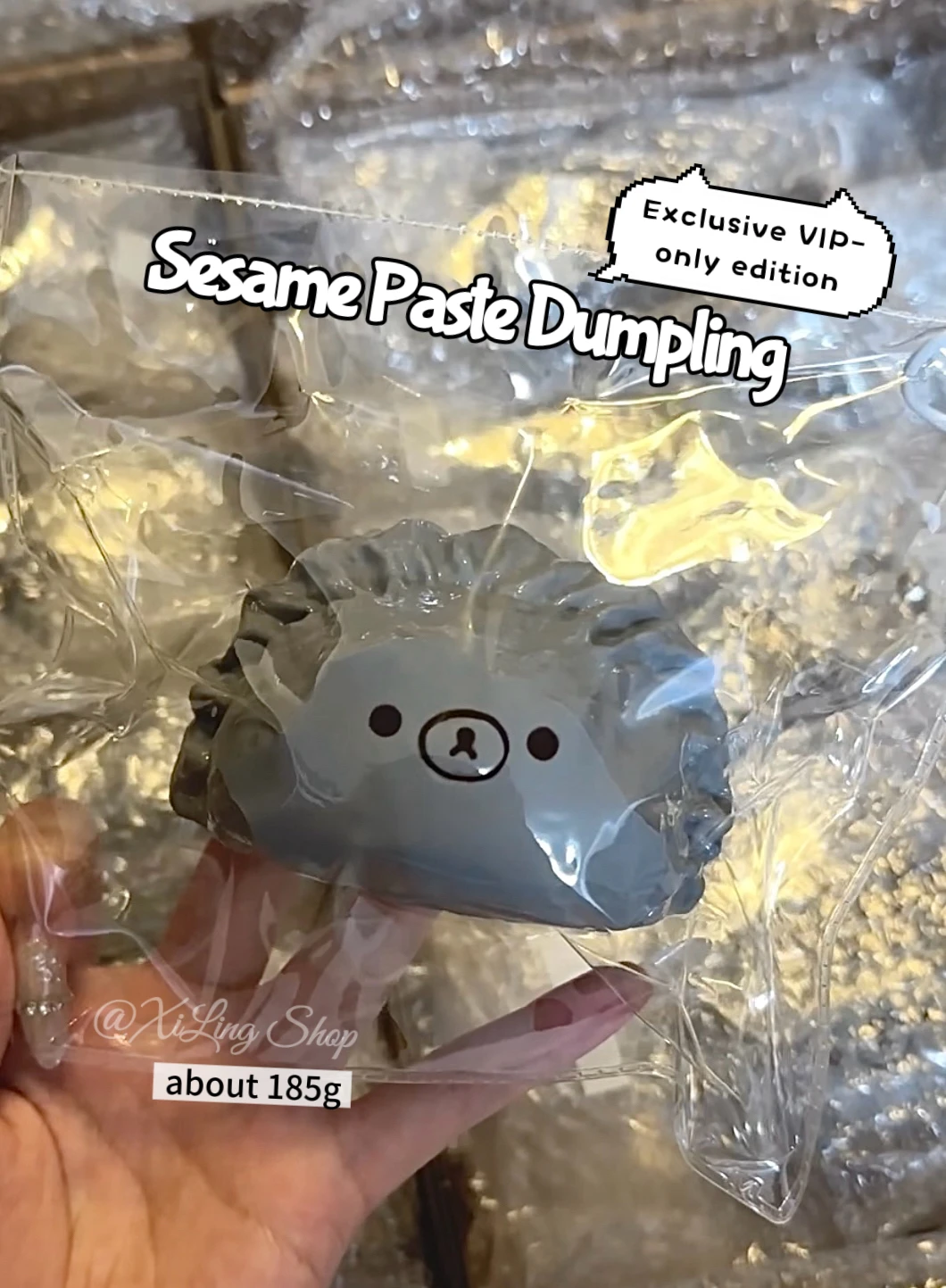 

1Pc Handcrafted Taba Squishy: Sesame Paste / Beetroot / Egg / Jelly Dumpling Bear - Food Grade Silicone Stress Reliever