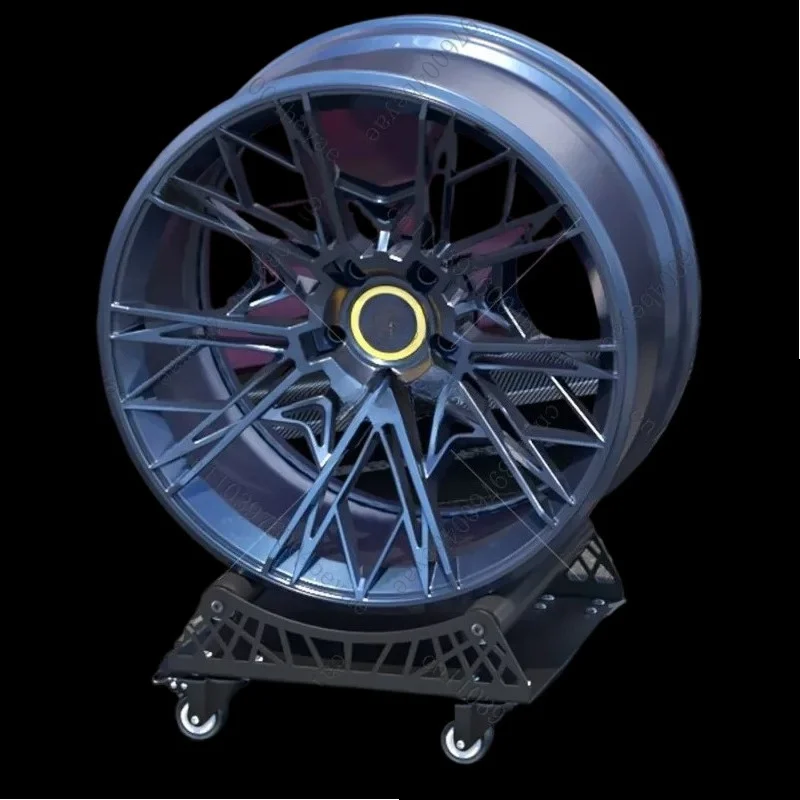 Car Wheel Hub Display Table Wheel Hub Live Shooting Camera Rotating Booth Rotating Rolling Wheel Hub Display Stand