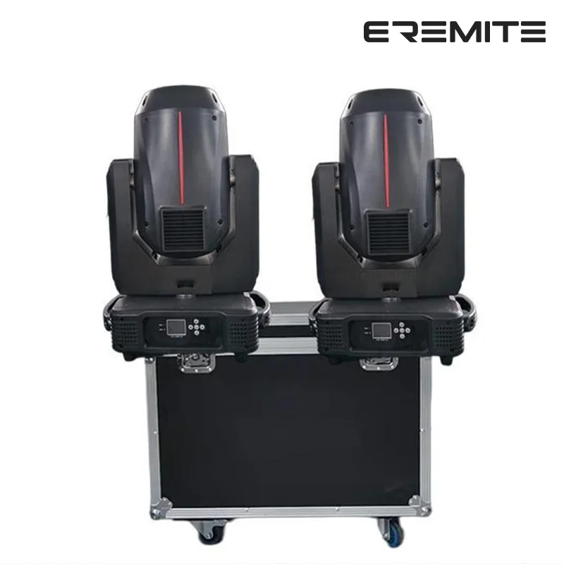 2Pcs FlyCase for Beam 17R 350W Moving Head Stage Light Prism Bar Christmas Effects Gobo Zoom Dmx Control Party Wedding Dj Disco