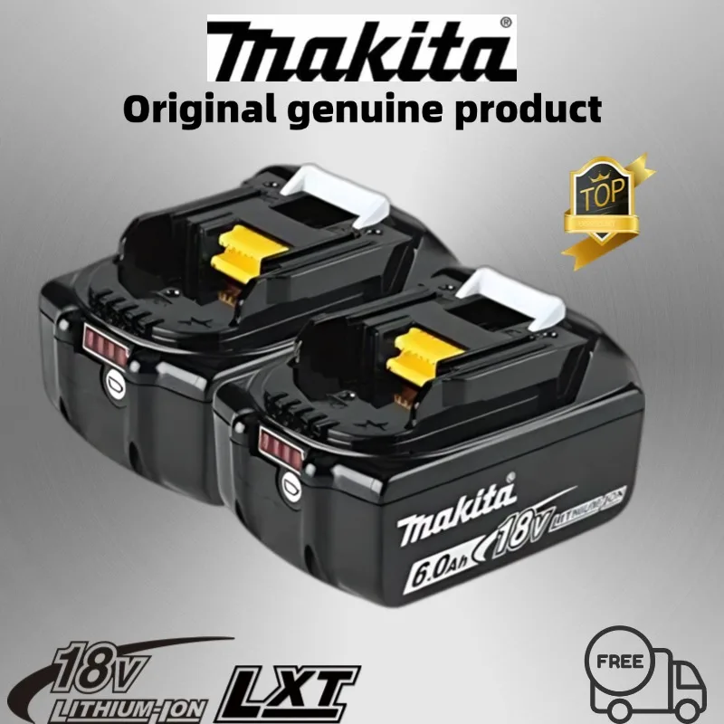 

Official Makita 18V Battery 6.0Ah | Unwavering Power for Woodworking Tools Works Well with BL1850B/BL1860 Batteries