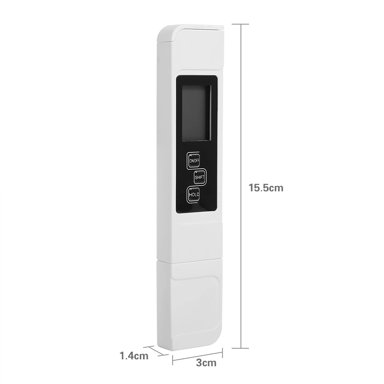 Water Quality Tester Portable Auto Off LCD Dispaly Drinking Water Tester for Aquaculture Farms for Swimming Pool
