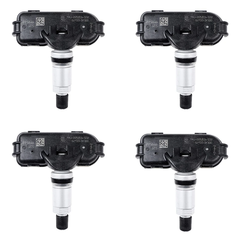 

4PCS 52933-3X300 433Mhz TPMS Transmitter Tire Pressure Sensor For Hyundai Elantra 2010-2014 529333X300 Auto Accessories