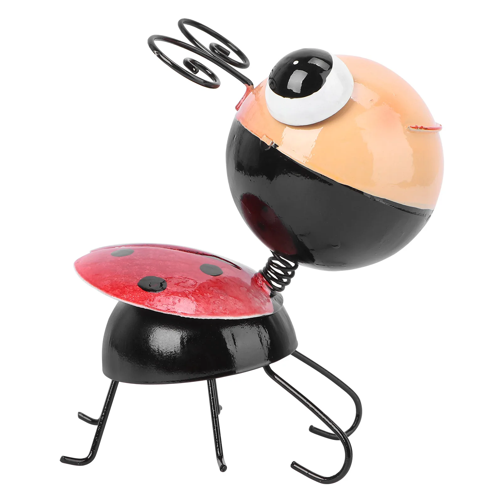 

Iron Ladybug naments Wrought Iron Crafts Garden Yard Lawn Statue Decoration Garden Decoration Outdoor Home Office Toys