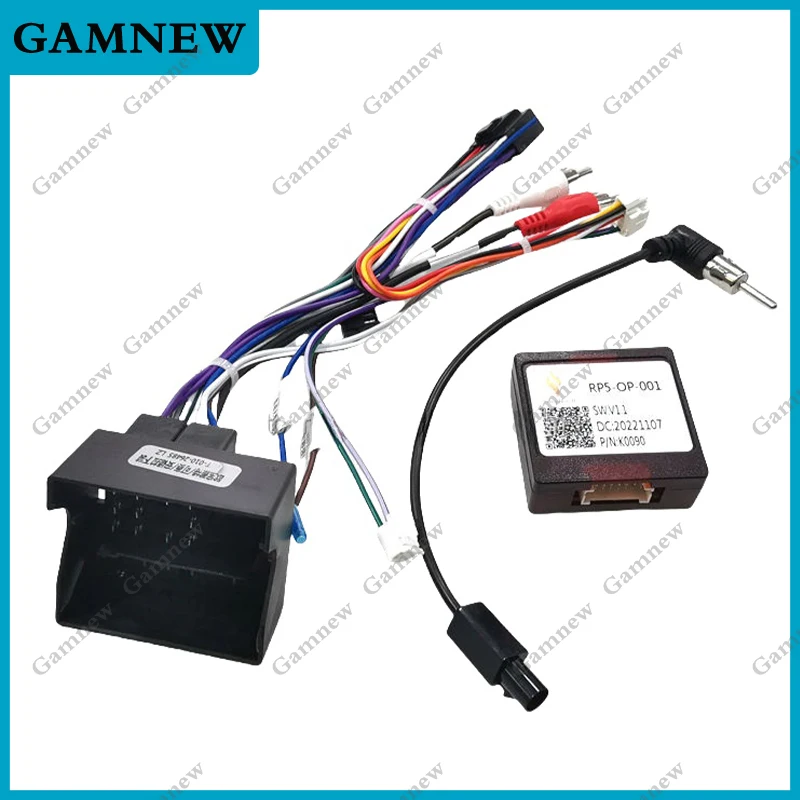 Car 16pin Wiring Harness Adapter Canbus Box Decoder Radio Power CableFor Opel Corsa Adam Astra Zafira RP5-OP-001