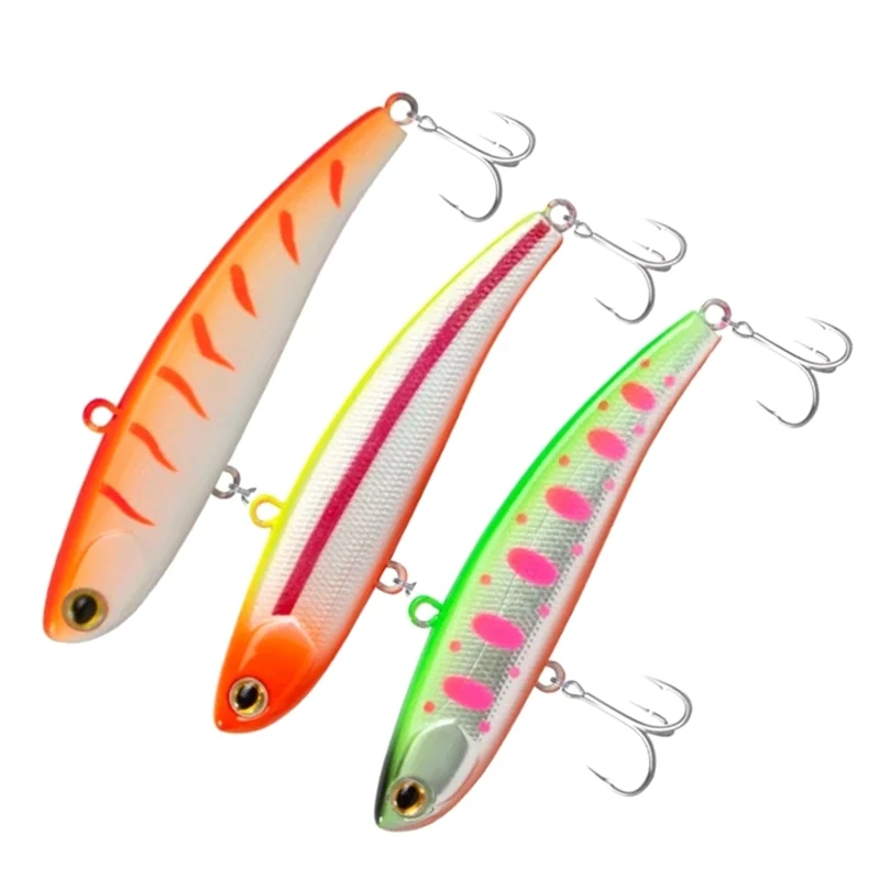 3 Stuks Vissen Lokaas Swimbaits Voor Bas Forel Snoekbaars Crappie Vistuig En Uitrusting Voor Zout Water Zoetwater 80Mm, Gemakkelijk Te Gebruiken