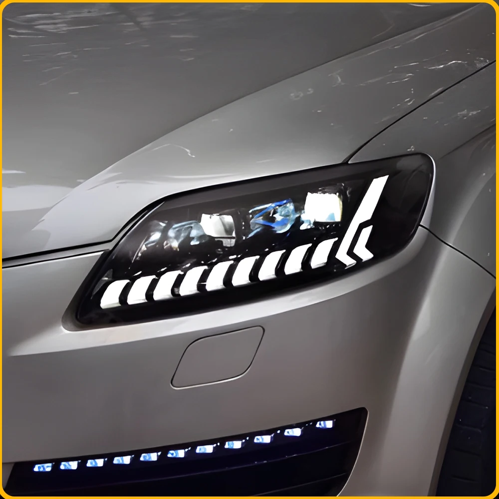 

Dual Projector Lens LED Headlight Assembly For Audi Q7 4L 2006-2015 Plug and Play Auto Upgrade Car Front Head Lamps Accessories