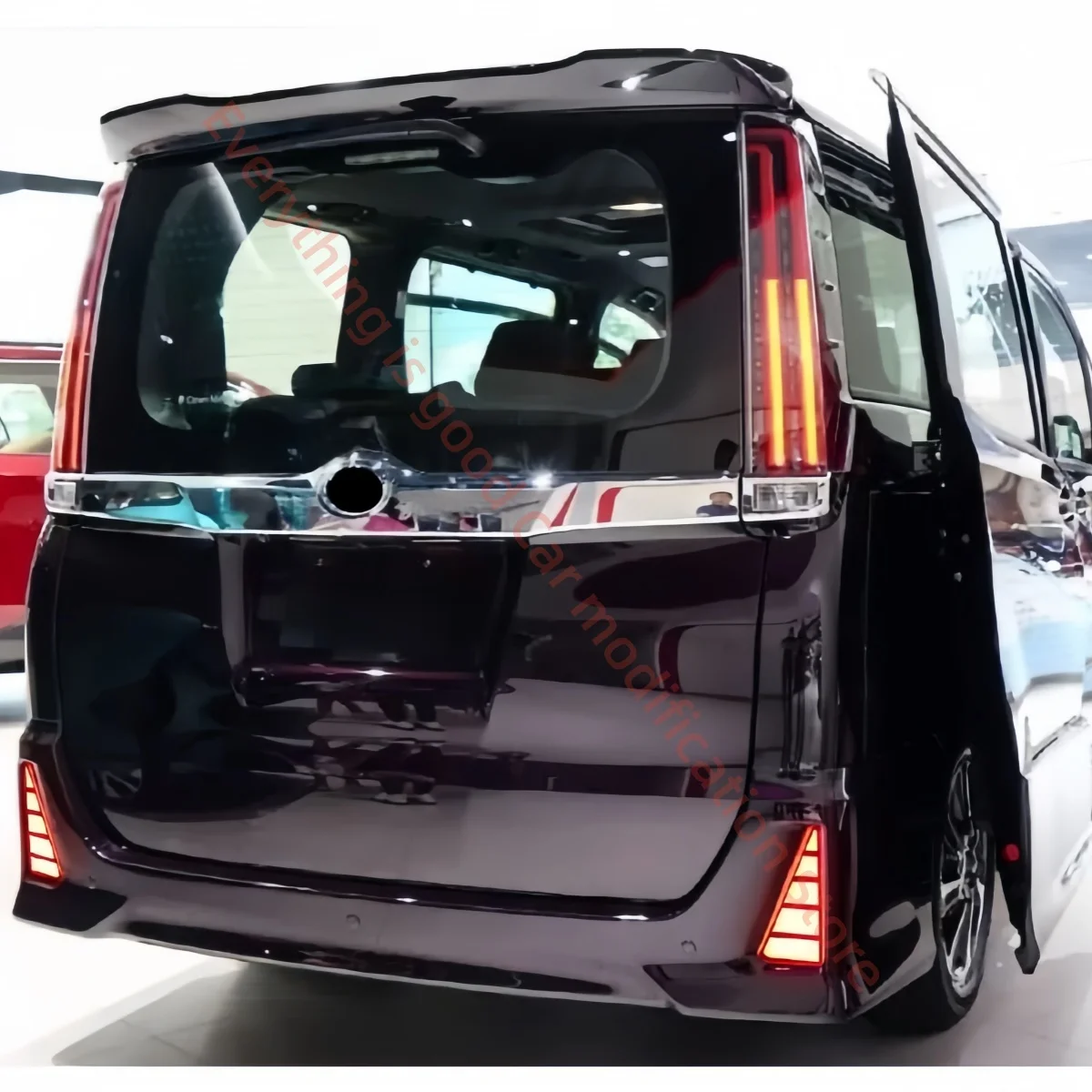 For Toyota NOAH/VOXY 80 Series 2016-2019 Rear bumper light Modification LED Brake lights Turn signal  Rear bumper warning light